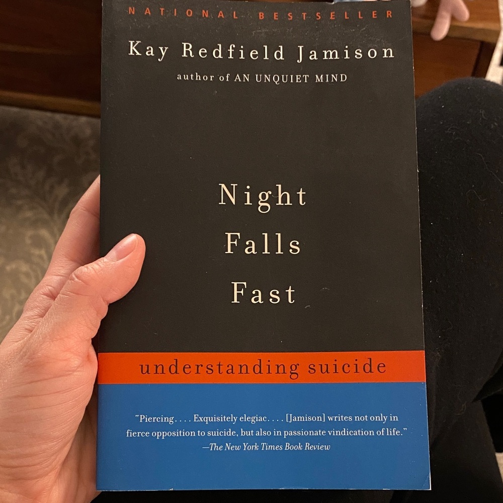 DONATED - Night Falls Fast Book by Kay Redfield Jamison